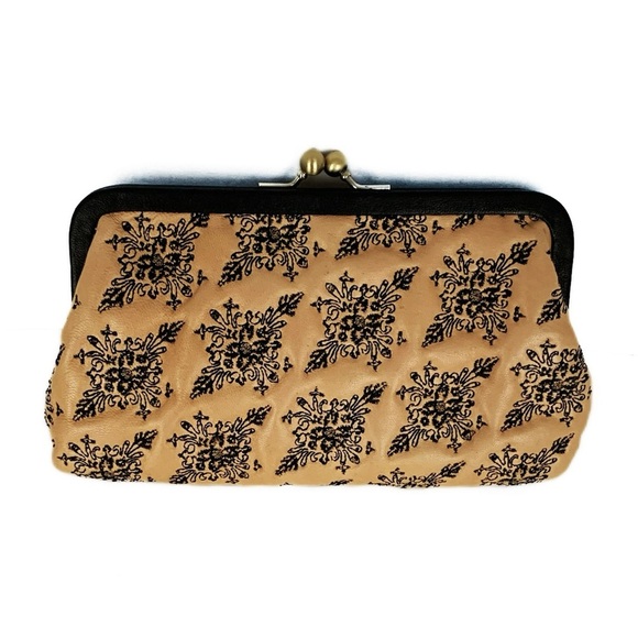 Isabella Fiore Once Upon A Time East/West Kisslock Frame Wallet Clutch Bag - Picture 3 of 9